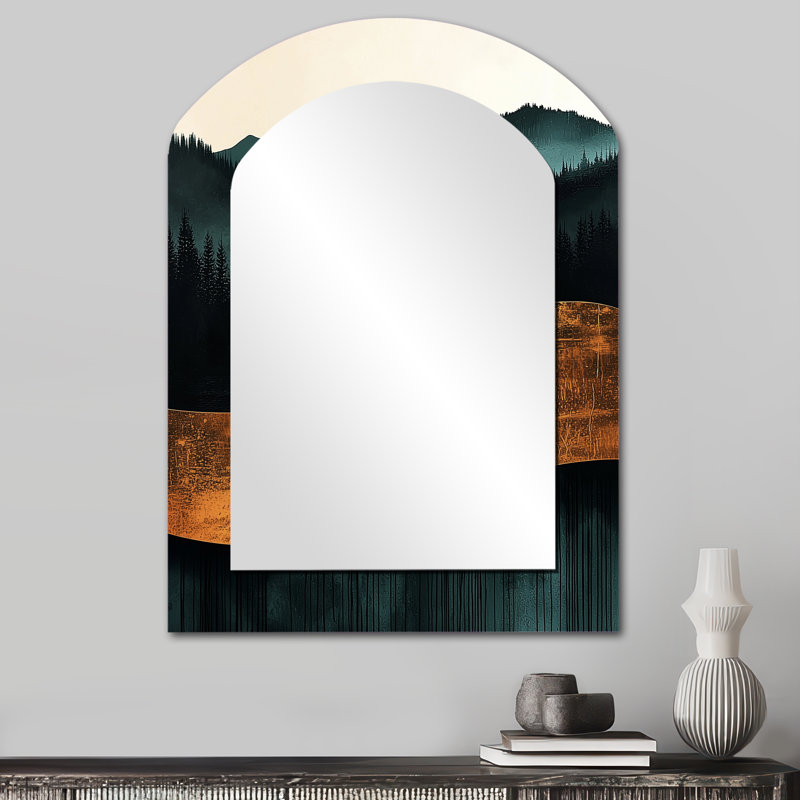 Miroir mural Minimal Forest, 34 po x 25 po