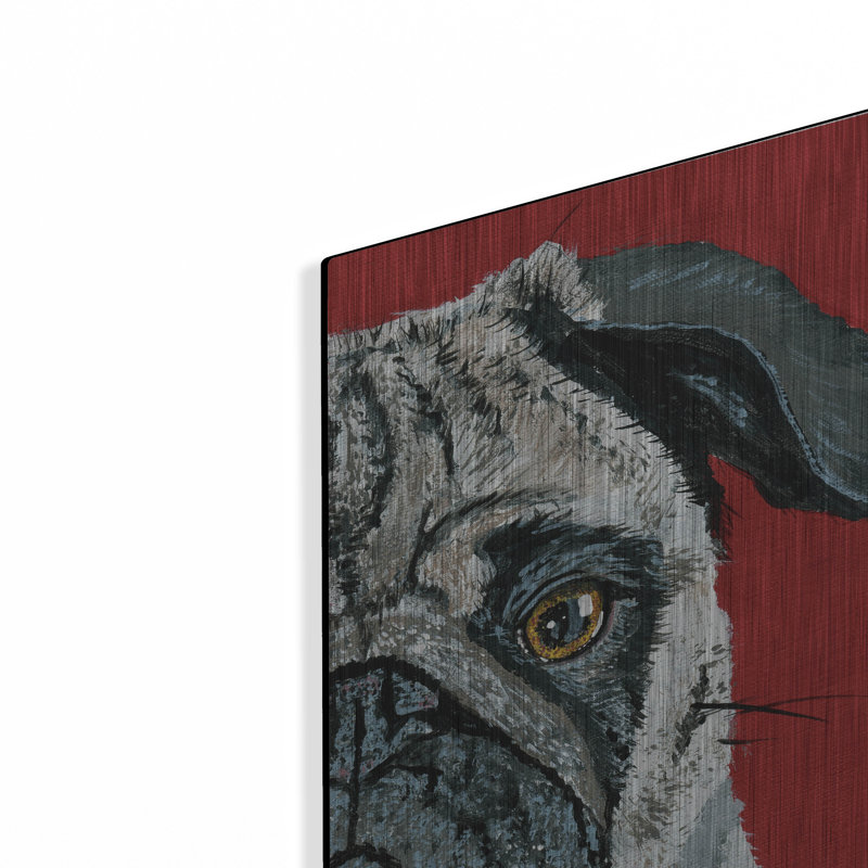 «Pug A Boo» par Melissa Symons, H 16 po x l 12 po