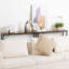 Console Table With Charging Station For Living Room, Rustic Brown-233215121