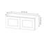 Armoire murale Kindwood Eco Shaker, 2 portes, prête à assembler-123468883