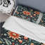 Tribal Green Damask Accents - Ensemble de housse de couette damassé-1893838815