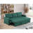 Upholstered Pull out Sectional Sofa with Chaise-1510590878