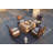 Wicker 4 - Person Patio Conversation Set with Cushions