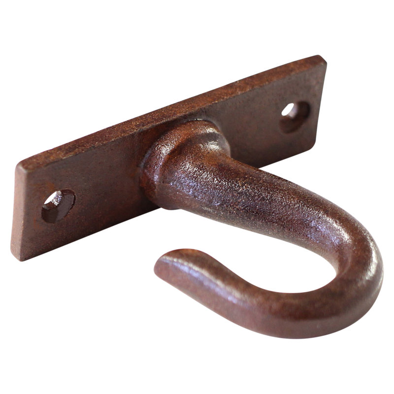 Rust Finish 2.2 Inch Cast Iron Wall Hook