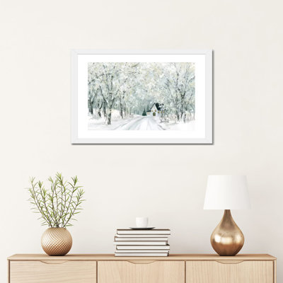 «Christmas Lane» par Carol Robinson - reproduction imprimée