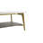 Coffee Table Rectangular Center Table for Living Room Open Space Side Table with Metal Frame