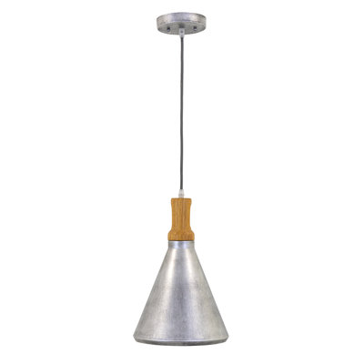 Luminaire suspendu conique à 1 lumière Tedrow