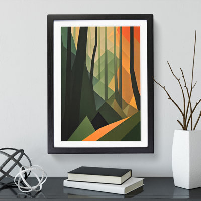Artistic Forest No.1 Abstract - Single Picture Frame Print