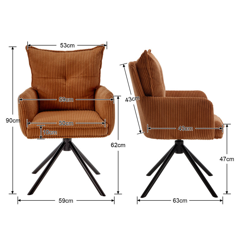 Buchhi Office Chair, Brown