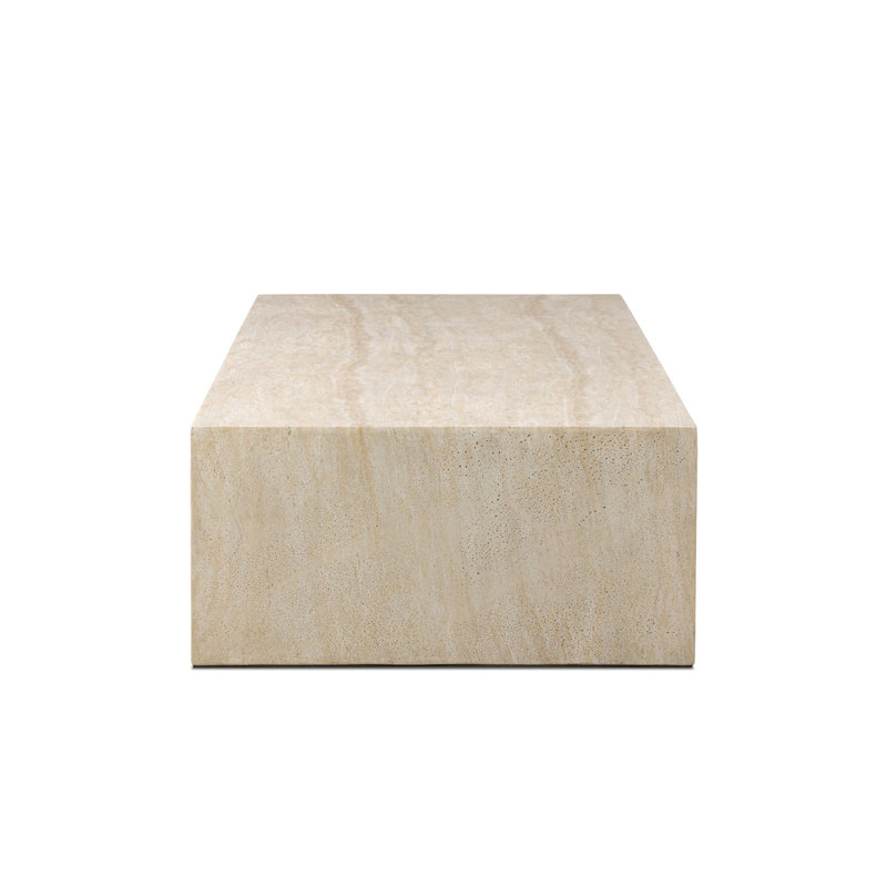 Brad Coffee Table-Faux Travertine