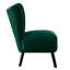 Chaise en velours avec structure en contreplaqué et pieds teints en brun pour le salon-1552411736