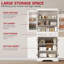 Armoire de rangement pour garde-manger 72 po