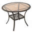 Table d'extérieur en résine, ancienne version 56225.00TBLBRN