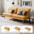  Torrence 71'' Upholstered Channel Tufted Corduroy Convertible Futon-1036097420