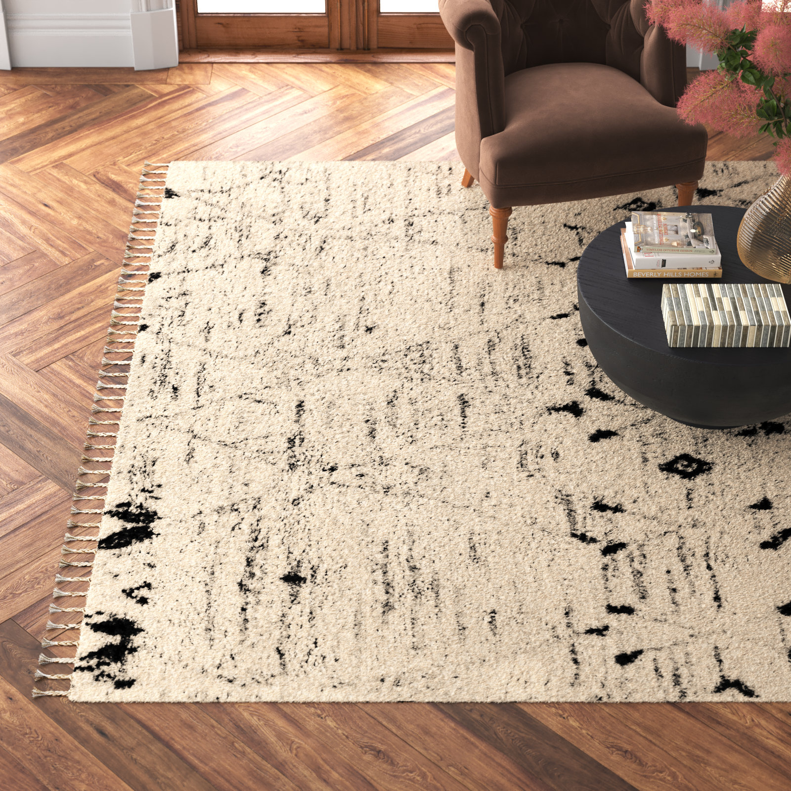 Clive Hand-Knotted Moroccan Rug, Rectangle 8' x 10'