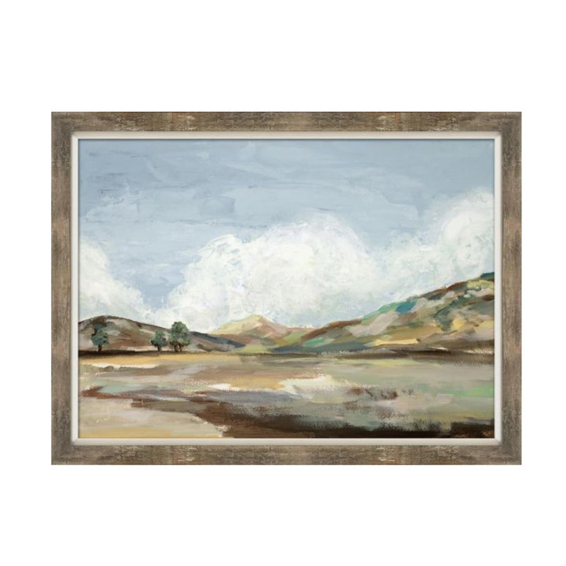 Calm Day I Painting by Sara Brown, Glass Coat, 24" H x 33" W