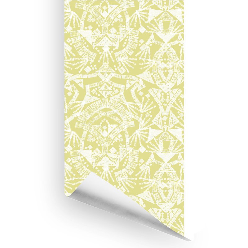 Rouleau de papier peint adhésif Jaren, Chartreuse