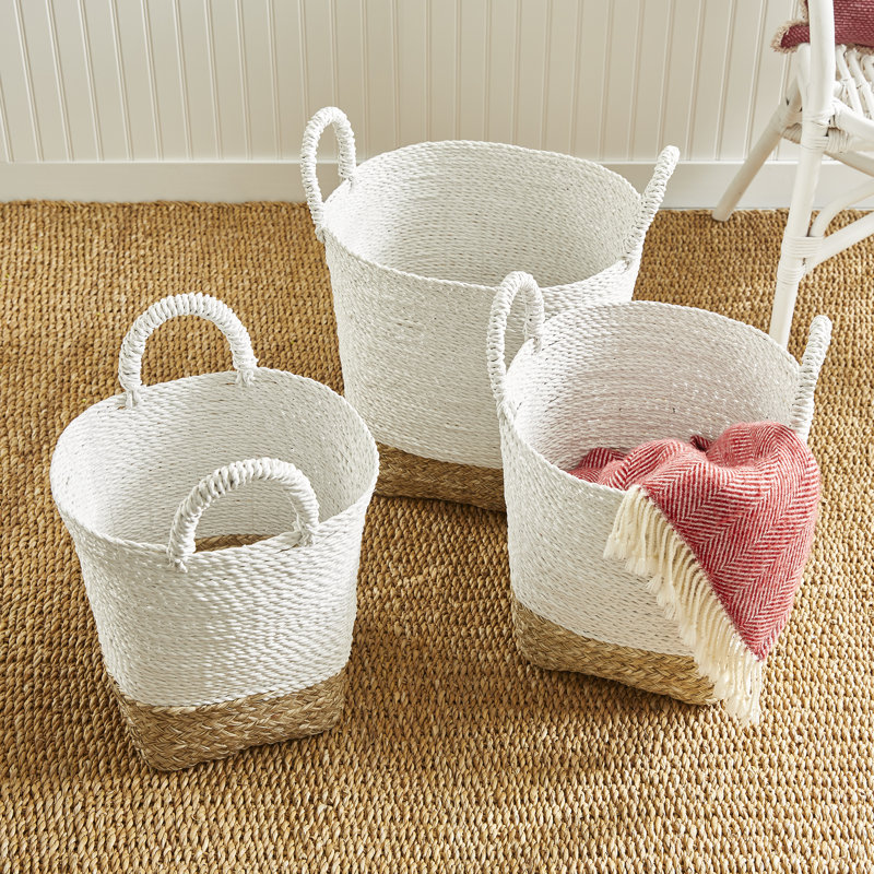 MADURA MARKET BASKETS ST3, White