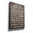 'Cabin Rules' by Erin Clark Canvas Wall Art-516962684