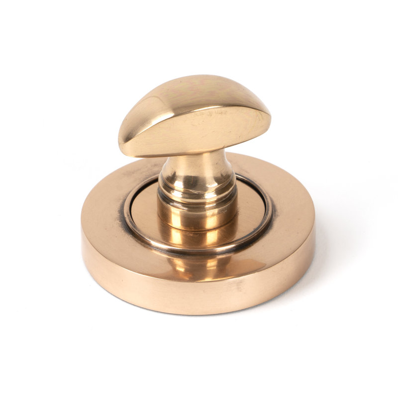 Thumbturn Rosette, Polished Bronze