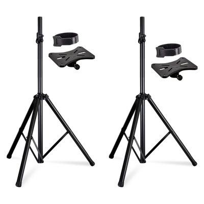 5 Core Speaker Stand Tripod Tall Adjustable 72 Inch DJ Studio Monitor Stands Pole Mount