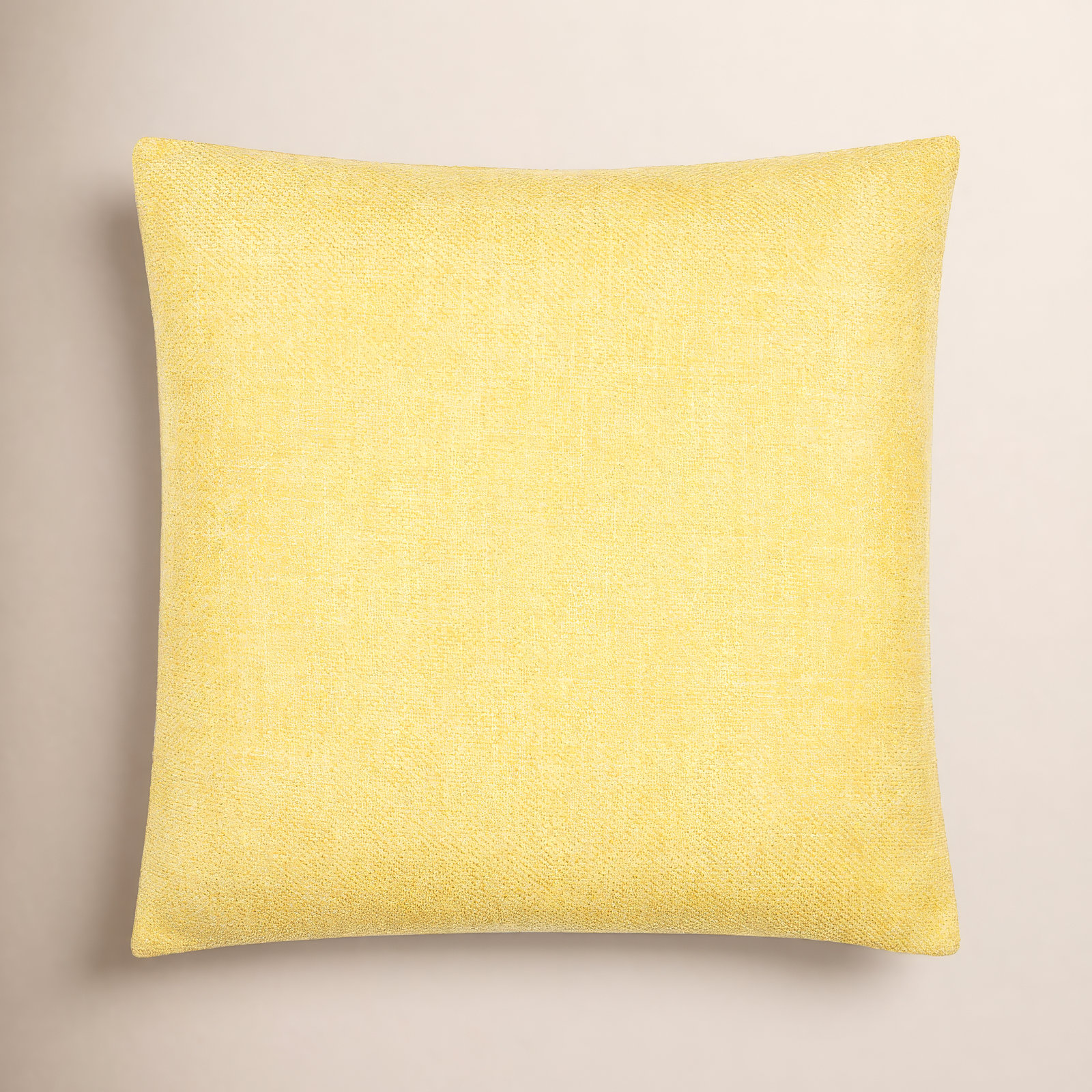 Kamaili Pillow Cover, Pillow Cover Only - No Insert, Yellow, 18"H x 18"W