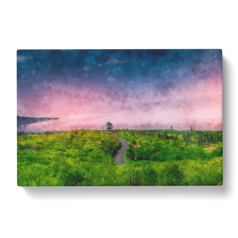 Driving Through Tenerife Painting - Wrapped Canvas, 40cm H x 60cm W x 3cm D