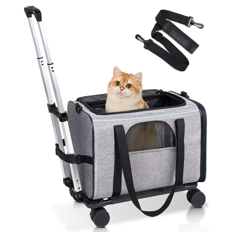 https://assets.wfcdn.com/im/23803559/resize-h755-w755%5Ecompr-r85/2564/256411252/Cat+Carrier+With+Wheels+Airline+Approved%2C+Pet+Dog+Carrier+With+Wheels+For+Small+Dogs%2C+Rolling+Cat+Carrier+For+Large+Cats+Puppy+Stroller+Detachable+And+Foldable+Pet+Travel+Bag+Gray.jpg