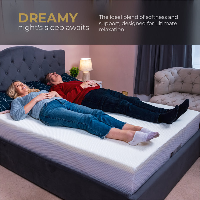 Memory Foam Mattress Orthopedic 6 Inches (15cm) Deep - PureDream by DS Living, Kingsize (5')