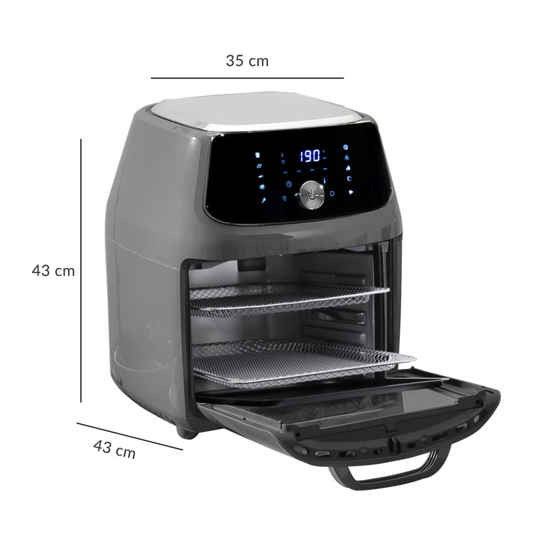 Innoteck Innoteck Kitchen Pro 16L Air Fryer Oven, Glossy Grey