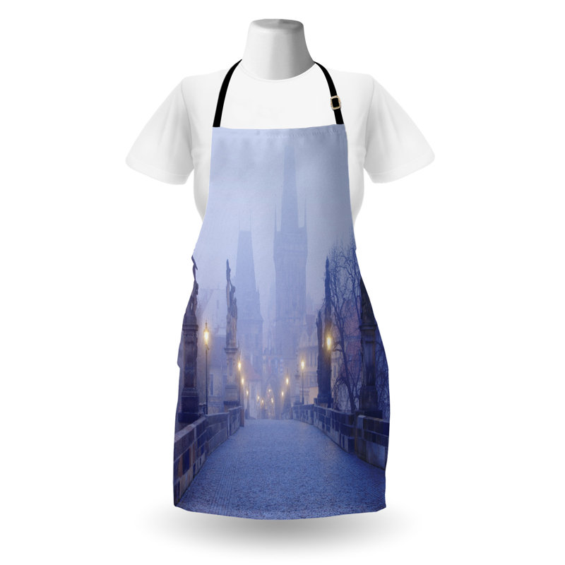 No Pattern Bib Apron