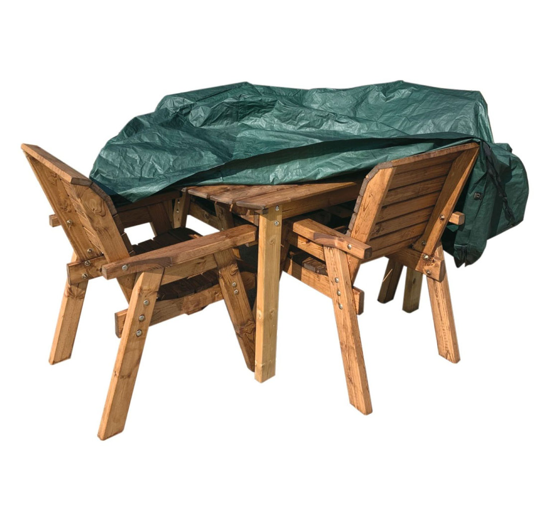 Deluxe Four Seat Square Table Set Cover