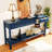 Entryway Table, Console Table with 3 Storage Drawers