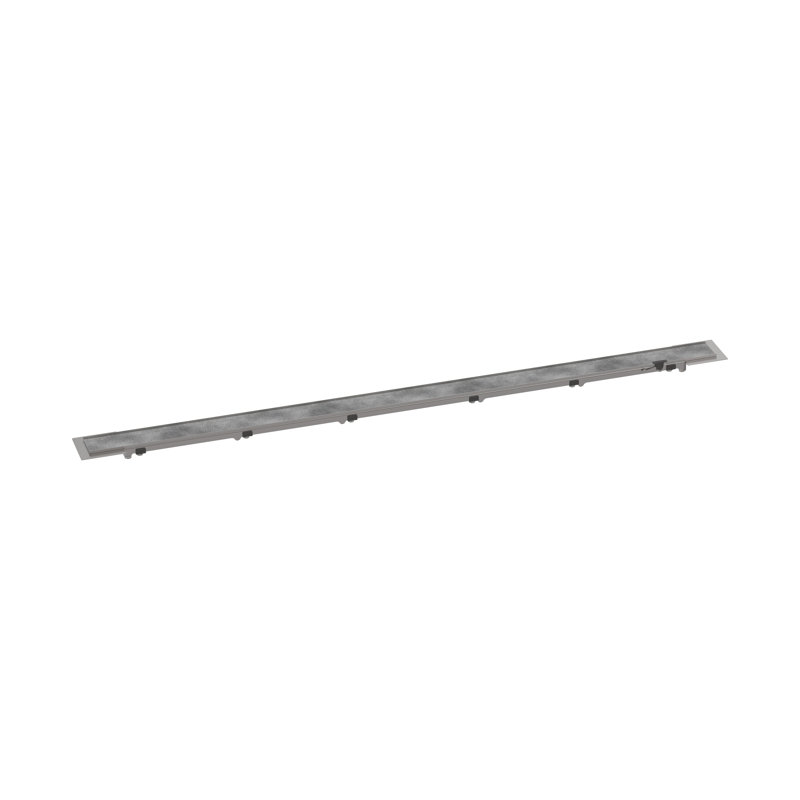 Nature Stone Linear Grid Shower Drain with Adjustable Cover