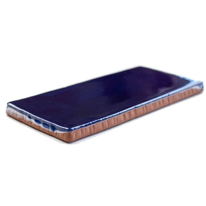 Diana 3" x 6" Ceramic Spanish Subway Tile, Sapphire