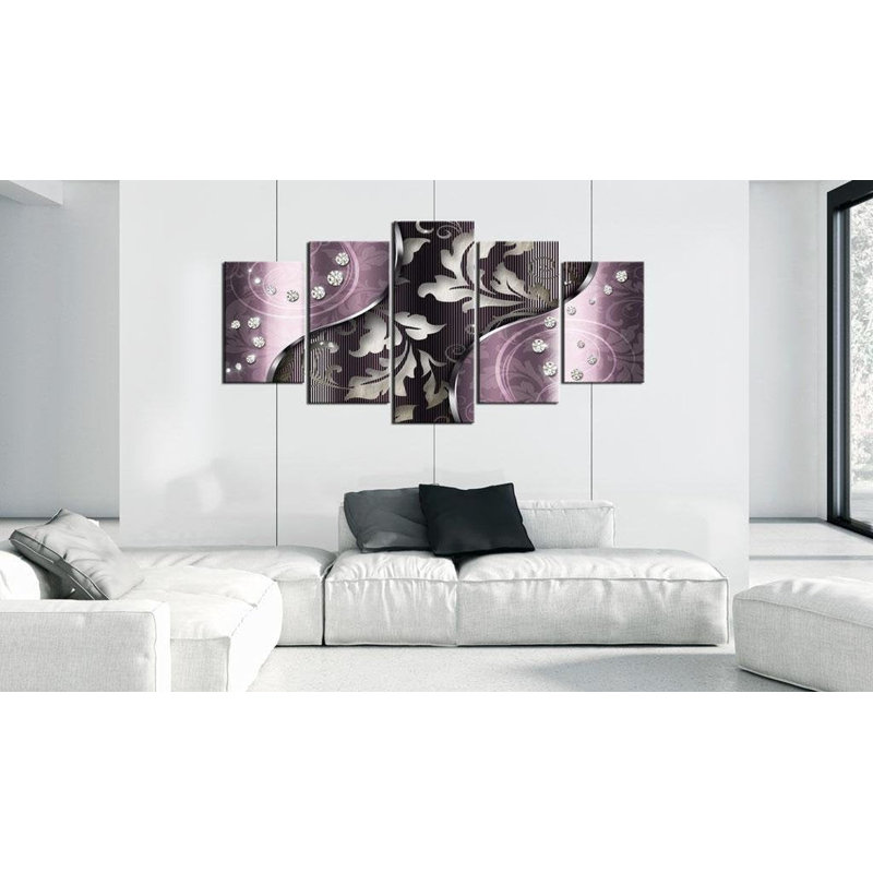 " Diamonds... " 5 - Pieces, 40" H x 80" W x 0.7" D