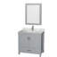 Sheffield 36" Single Bathroom Vanity Set with Mirror-97623943