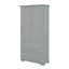Large armoire de rangement pour salle de bain avec portes et tiroirs, tablette réglable