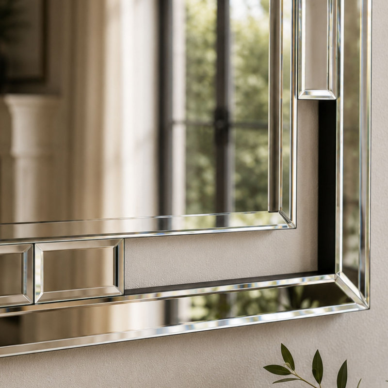 Jewett Glass Flat Wall Mirror