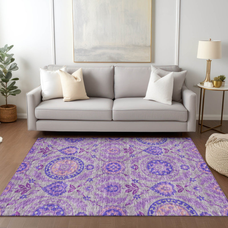 Tapis lavable à la machine intérieur / extérieur Mahaney ACN751, Rectangle 2'6" x 3'10"