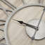 Horloge murale 23,6 po en bois naturel / gris | Idée cadeau