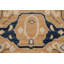 Tapis de couloir en Tapis décoratif laine brun/bleu 3 pi 1 po x 12 pi 1 po noué à la main New Age Oushak
