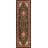 Belliere Medallion Kashan Black Traditional Rug-219279352