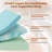 Multi-sized Medium Cooling Gel Memory Foam Mattress with Green Tea Scent-811440704-808429302
