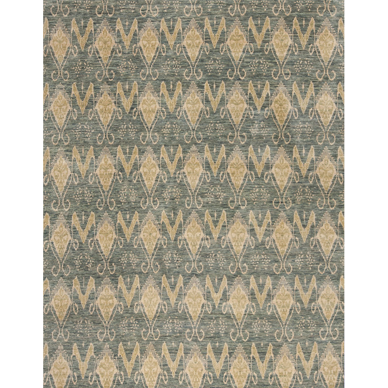 Vogue Hand Knotted Wool Area Rug, Rectangle 8' x 10'