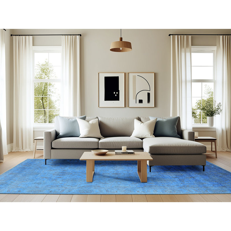 Hysell Oriental Indoor Rug, Rectangle 6' x 9'