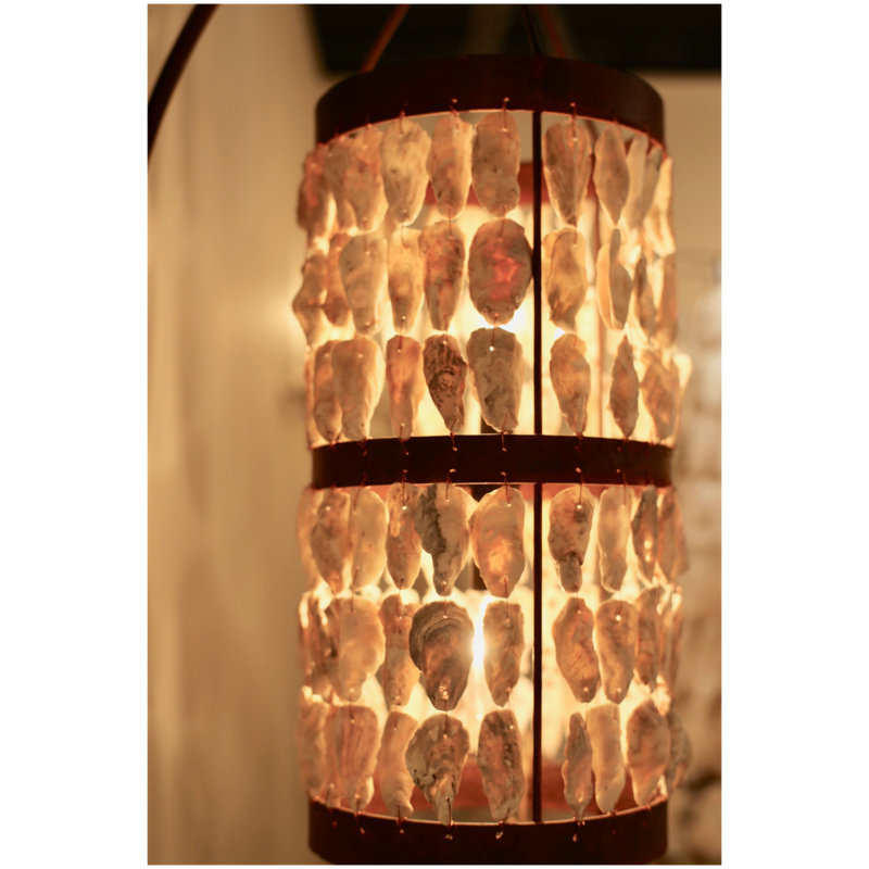 Oyster Shell 2 - Light Armed Sconce