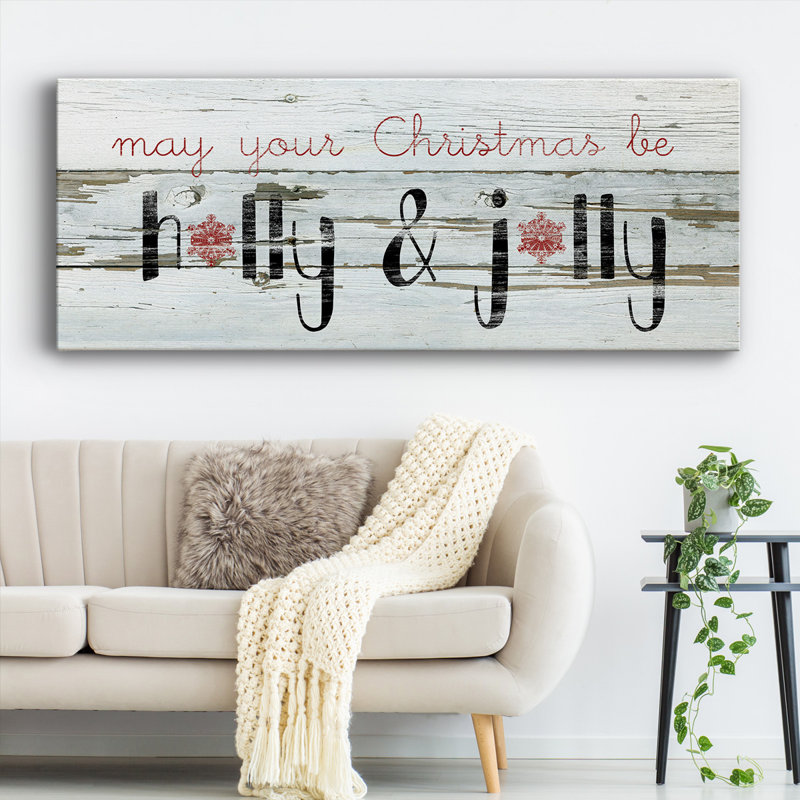 Holly and Jolly, H 12 po x l 30 po x P 1,5 po
