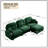 107" Chenille L-Shaped Modular Sofa-1637112640