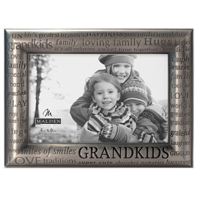 Alfeo Pewter Metal Embossed Picture Frame